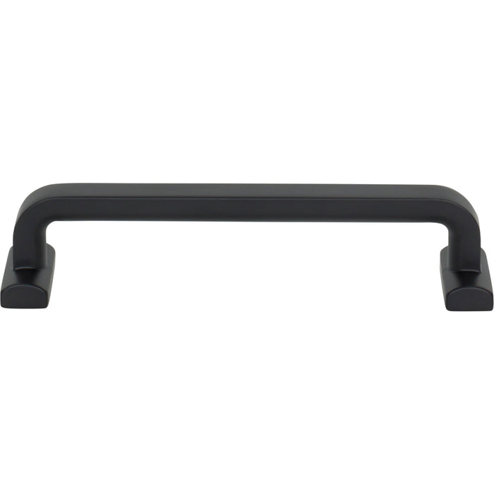 Top Knobs TK3163BLK Harrison 5 1/16" Center to Center Bar Pull Flat Black - KnobDepot