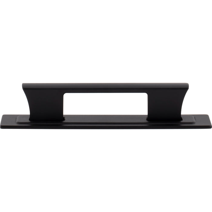 Atlas Homewares A6002-BL Zander 3 3/4in Center to Center Bar Pull Matte Black