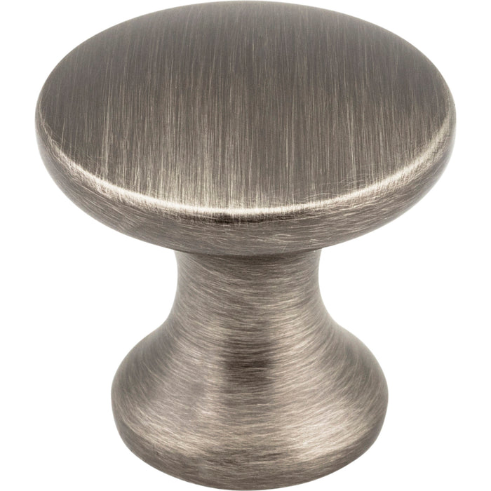 Elements 3915-BNBDL Slade 1" Diameter Mushroom Knob Brushed Pewter