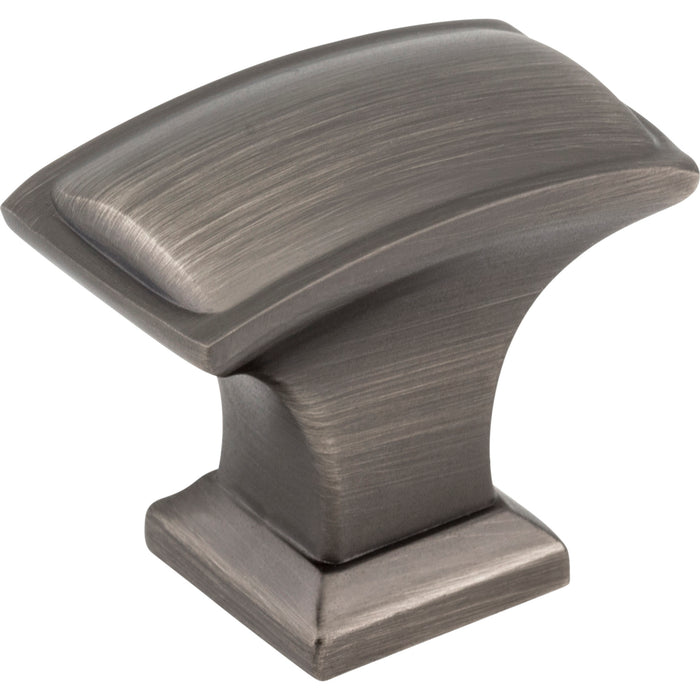 Jeffrey Alexander 435L-BNBDL Annadale 1-1/2" Length Rectangle Knob Brushed Pewter