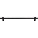 Top Knobs TK3259BLK Dempsey 18" Center to Center Bar Pull Flat Black - KnobDepot