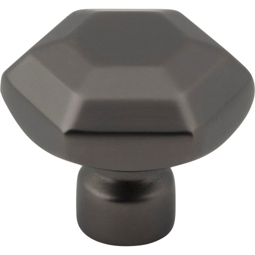 Top Knobs TK3200AG Dustin 1 1/4" Length Geometric Knob Ash Gray - KnobDepot