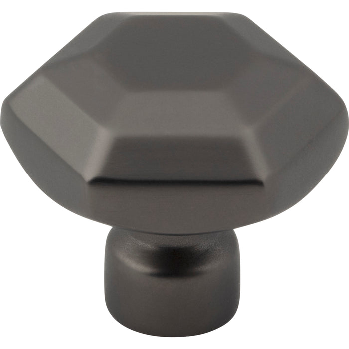 Top Knobs TK3200AG Dustin 1 1/4" Length Geometric Knob Ash Gray - KnobDepot
