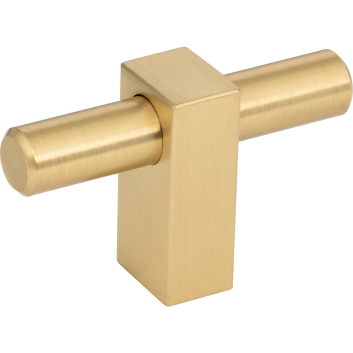Jeffrey Alexander 478T-BG Larkin 1 2-3/8" Length Bar Knob Brushed Gold