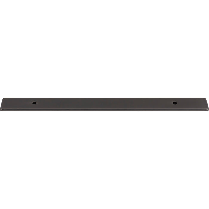Top Knobs TK3283AG Radcliffe 6 5/16" Center to Center Pull Backplate Ash Gray - KnobDepot