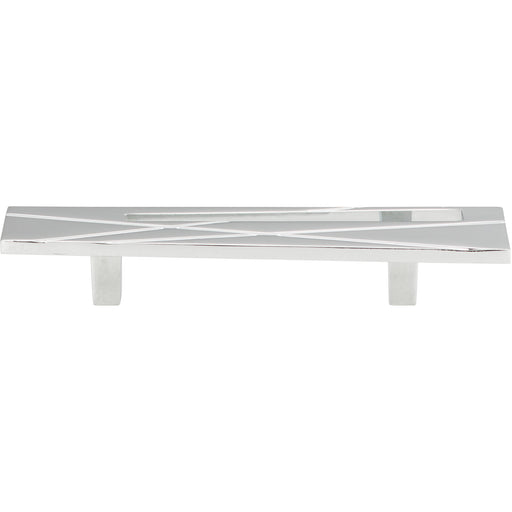 Atlas Homewares 253R-CH Modernist Right 3in (76mm) Center to Center Bar Pull Polished Chrome - KnobDepot
