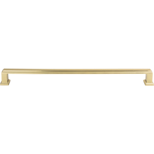 Atlas Homewares 337-FG Sutton Place 11 5/16in (287mm) Center to Center Bar Pull French Gold - KnobDepot