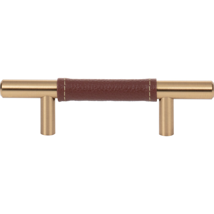 Atlas Homewares 280-OW-WB Zanzibar 3in Center to Center Bar Pull Warm Brass
