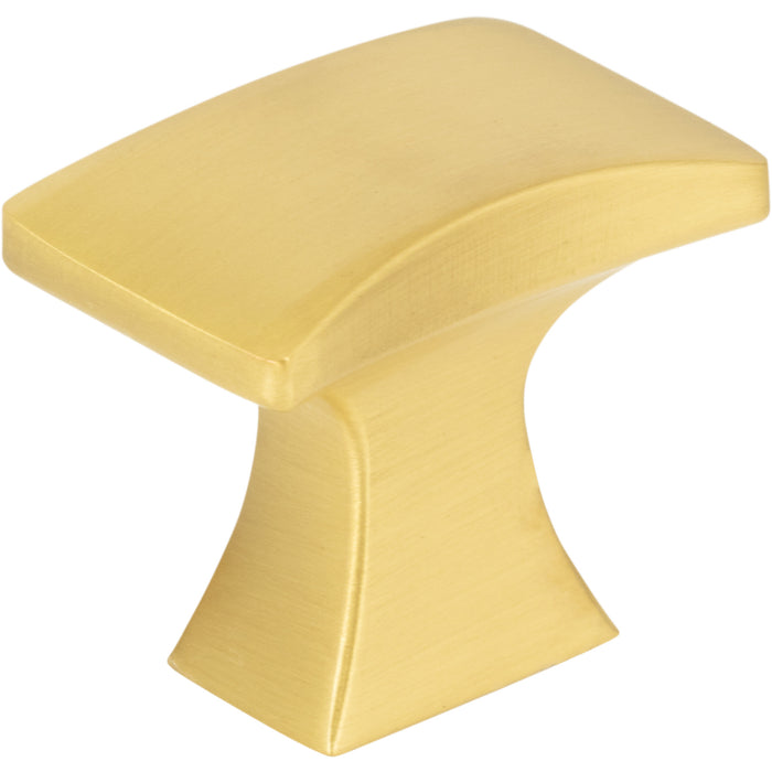 Jeffrey Alexander 767BG Philip 1-1/4" Length Rectangle Knob Brushed Gold