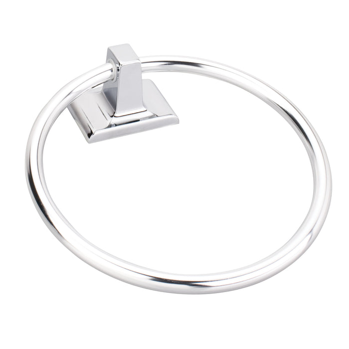 Elements BHE1-06PC-R Bridgeport Polished Chrome Towel Ring - Retail Packaged Polished Chrome