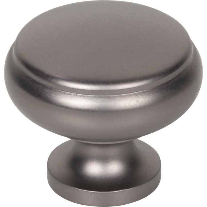 Top Knobs TK3090AG Cumberland 1 1/4" Diameter Round Knob Ash Gray - KnobDepot