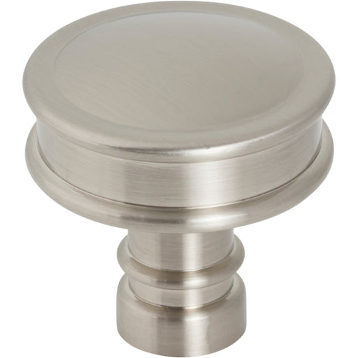 Top Knobs TK3140BSN Cranford 1 1/4" Diameter Round Knob Brushed Satin Nickel - KnobDepot