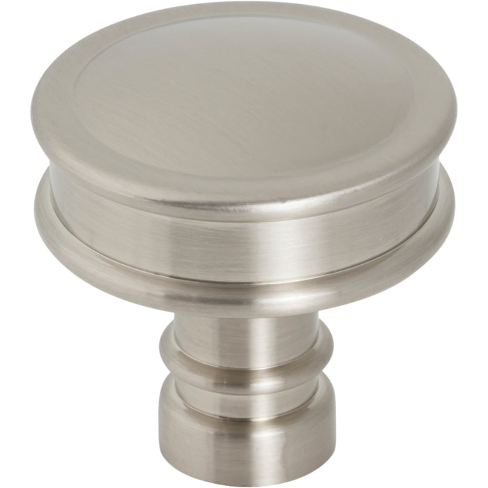 Top Knobs TK3140BSN Cranford 1 1/4" Diameter Round Knob Brushed Satin Nickel - KnobDepot