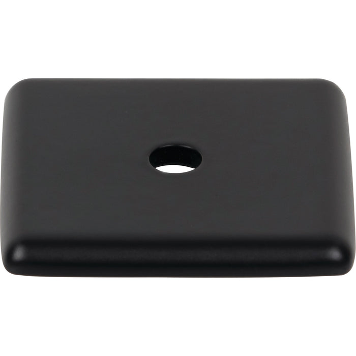 Top Knobs TK3280BLK Radcliffe Knob Backplate Flat Black - KnobDepot