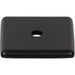 Top Knobs TK3280BLK Radcliffe Knob Backplate Flat Black - KnobDepot