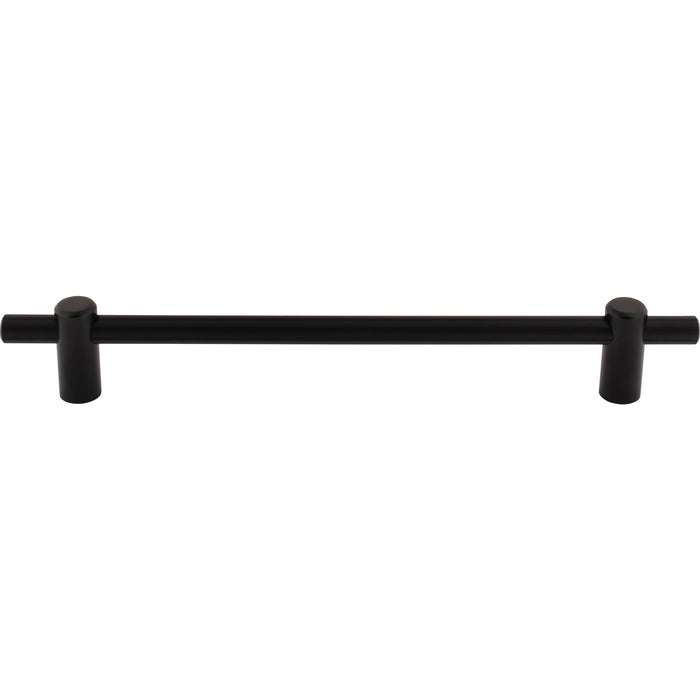 Top Knobs TK3258BLK Dempsey 12" Center to Center Bar Pull Flat Black - KnobDepot