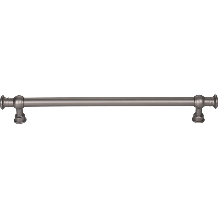 Top Knobs TK3125AG Ormonde 8 13/16" Center to Center Bar Pull Ash Gray - KnobDepot