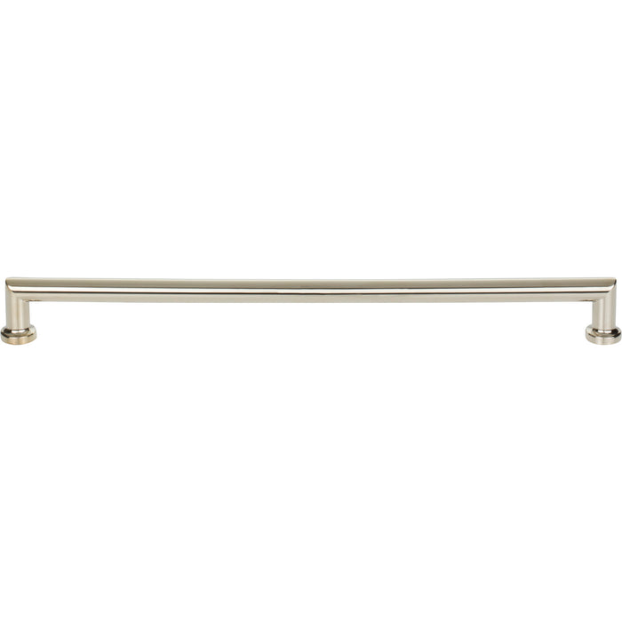 Top Knobs TK3156PN Morris 12" Center to Center Bar Pull Polished Nickel - KnobDepot