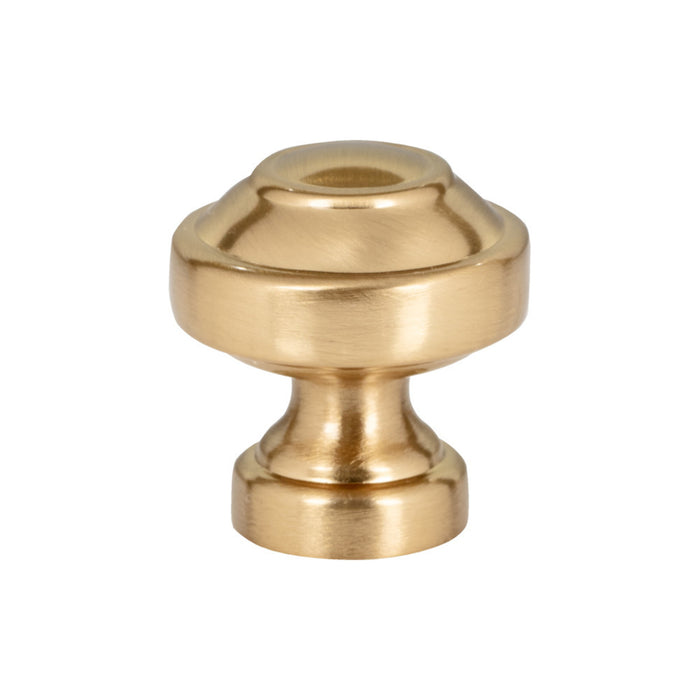 Atlas Homewares A640-WB Malin 1 1/8in Length Mushroom Knob Warm Brass