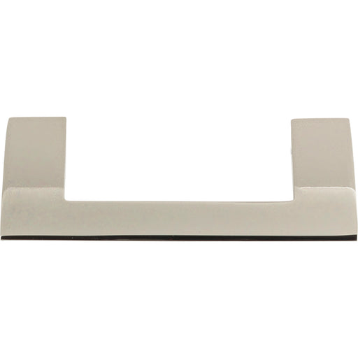 Atlas Homewares A904-PN Angled Drop 3in (76mm) Center to Center Bar Pull Polished Nickel - KnobDepot
