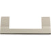 Atlas Homewares A904-PN Angled Drop 3in (76mm) Center to Center Bar Pull Polished Nickel - KnobDepot