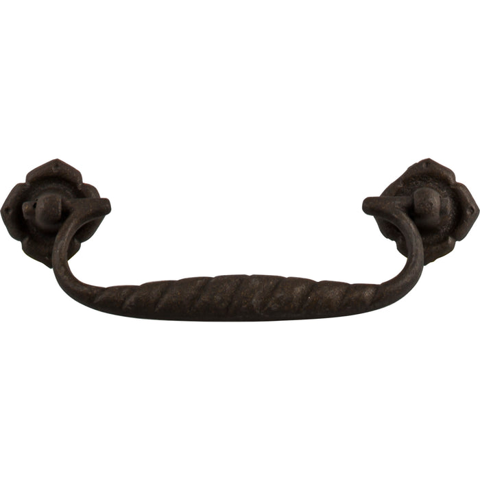 Top Knobs M501 Chateau Thames 5 1/16in (129mm) Center to Center Drop Handle Rust - KnobDepot