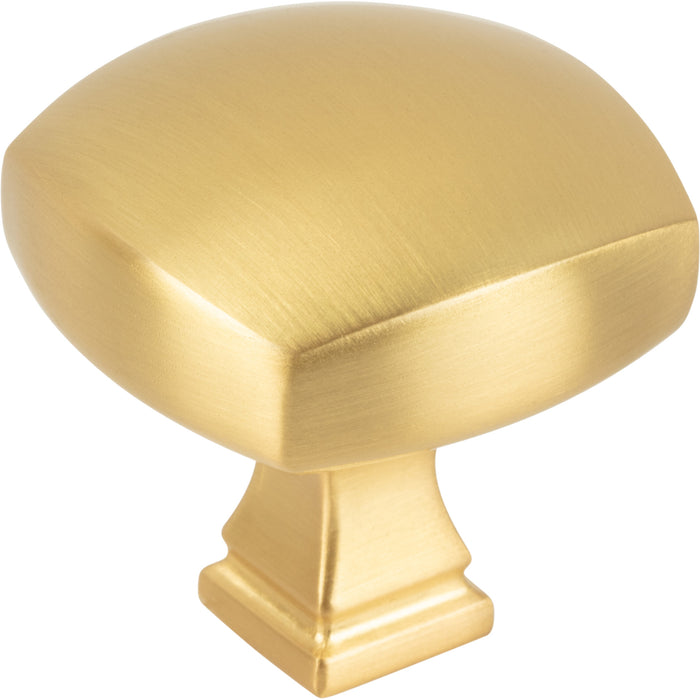 Jeffrey Alexander 278L-BG Audrey 1-3/8" Diameter Square Knob Brushed Gold