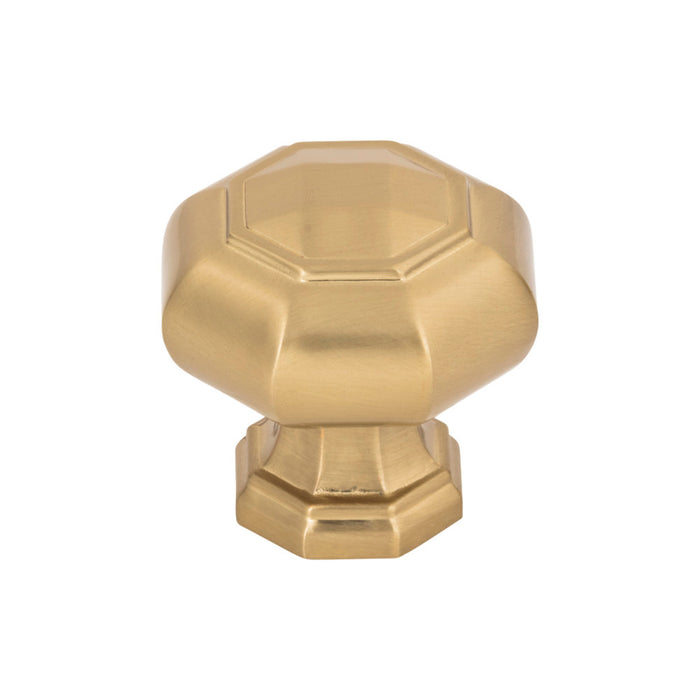 Atlas Homewares 418-WB Royals 1 1/4in Diameter Round Knob Warm Brass