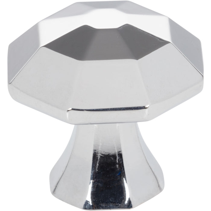 Jeffrey Alexander 678PC Wheeler 1-1/4" Length Geometric Knob Polished Chrome