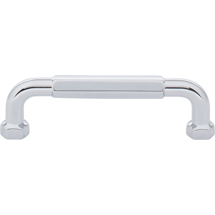 Top Knobs TK3201PC Dustin 3 3/4" Center to Center Bar Pull Polished Chrome - KnobDepot