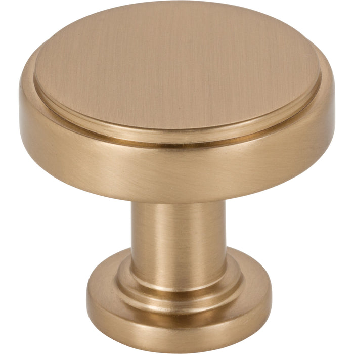 Jeffrey Alexander 171SBZ Richard 1-1/4" Diameter Round Knob Satin Bronze