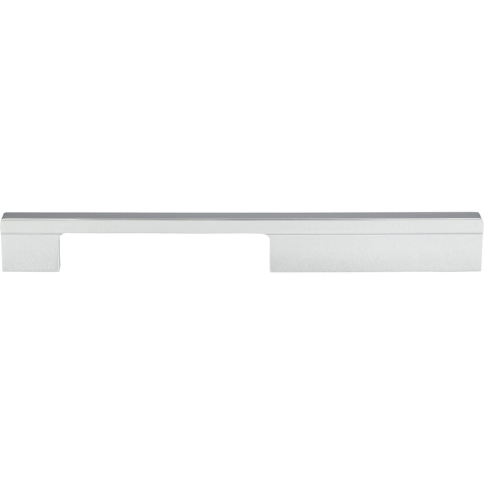 Atlas Homewares A884-CH Off Center 7 9/16in (192mm) Center to Center Bar Pull Polished Chrome - KnobDepot