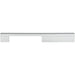 Atlas Homewares A884-CH Off Center 7 9/16in (192mm) Center to Center Bar Pull Polished Chrome - KnobDepot