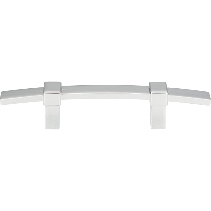 Atlas Homewares 302-CH Buckle Up 3in Center to Center Bar Pull Polished Chrome