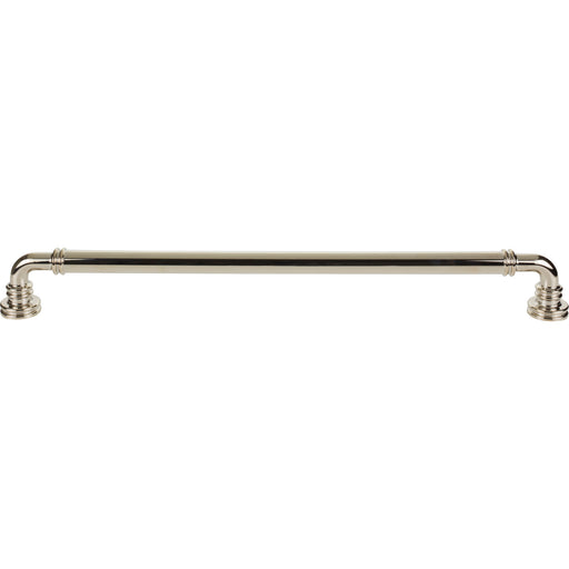 Top Knobs TK3148PN Cranford 18" Center to Center Appliance Pull Polished Nickel - KnobDepot