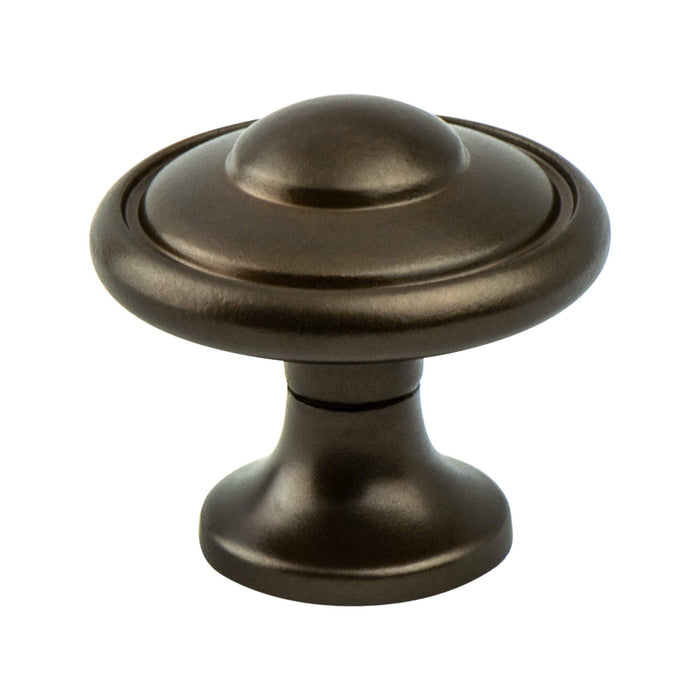 Berenson Adagio Round Knob Oil Rubbed Bronze 7909-1ORB-P - Knob Depot