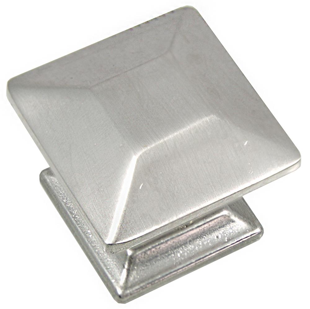 Square Knob with Backplate