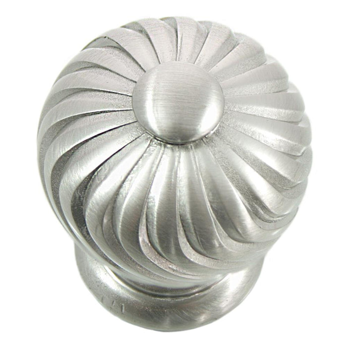 MNG Hardware M-83928 The French Twist Collection Distressed Pewter Round Knob - Knob Depot
