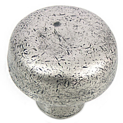 MNG Hardware M-84464 The Riverstone Collection Distressed Pewter Round Knob - Knob Depot