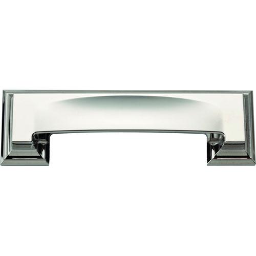 Atlas Homewares AT-339-CH  Sutton Place Polished Chrome Cup Pull - Knob Depot