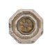 Amerock A-BP55268CGB Traditional Classics Crystal & Gilded Bronze Octagon Knob - Knob Depot