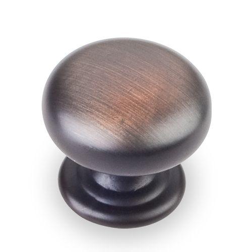 Elements E-2980DBAC Florence Brushed Oil Rubbed Bronze Round Knob - Knob Depot