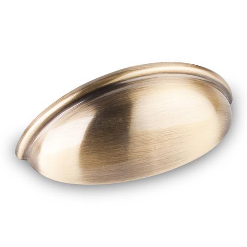 Elements E-2981AB Florence Brushed Antique Brass Cup Pull - Knob Depot