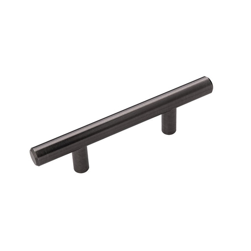 Hickory Hardware H-HH075592-BBLN Contemporary/Bar Pull Brushed Black Nickel Bar Pull - Knob Depot