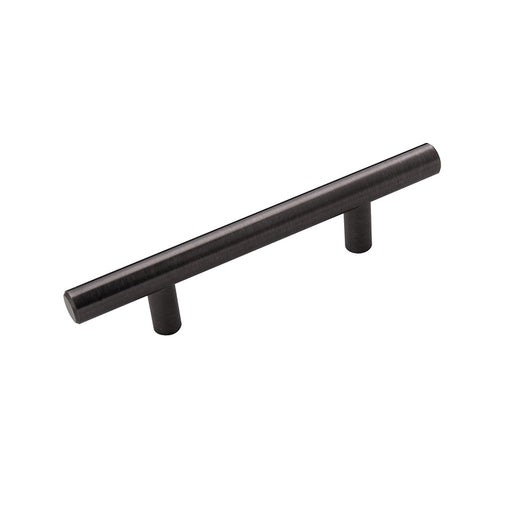 Hickory Hardware H-HH075593-BBLN Contemporary/Bar Pull Brushed Black Nickel Bar Pull - Knob Depot