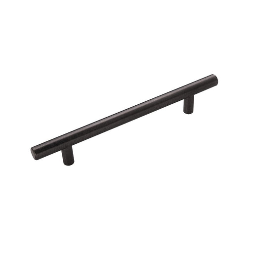 Hickory Hardware H-HH075596-BBLN Contemporary/Bar Pull Brushed Black Nickel Bar Pull - Knob Depot