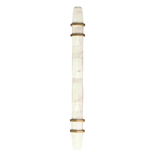 Amerock A-BP36649MWBBZ Carrione Marble White/Golden Champagne  Bar Pull - Knob Depot