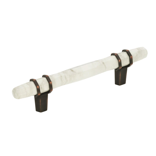 Amerock A-BP36648MWORB Carrione Marble White/Oil-Rubbed Bronze  Bar Pull - Knob Depot