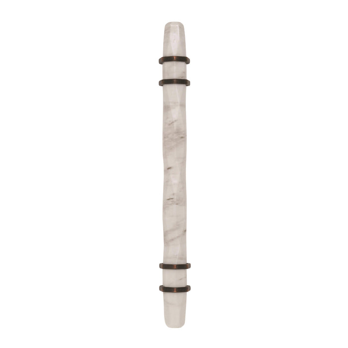 Amerock A-BP36649MWORB Carrione Marble White/Oil-Rubbed Bronze  Bar Pull - Knob Depot