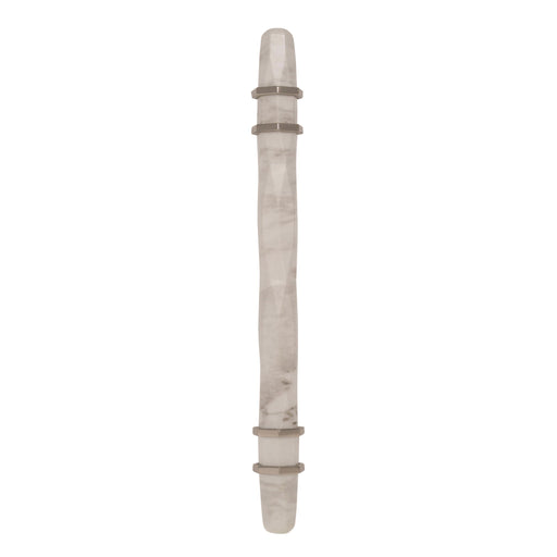Amerock A-BP36649MWPN Carrione Marble White/Polished Nickel  Bar Pull - Knob Depot